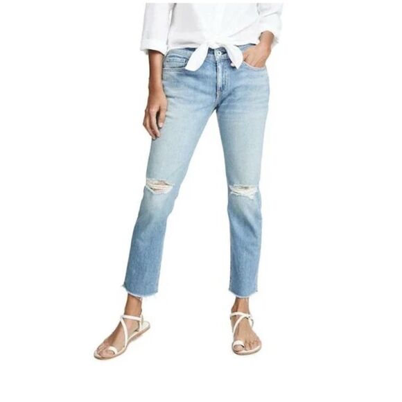 rag & bone Denim - RAG & BONE Dre Low Rise Ankle Slim Boyfriend Sonny Jean Size 28 EUC